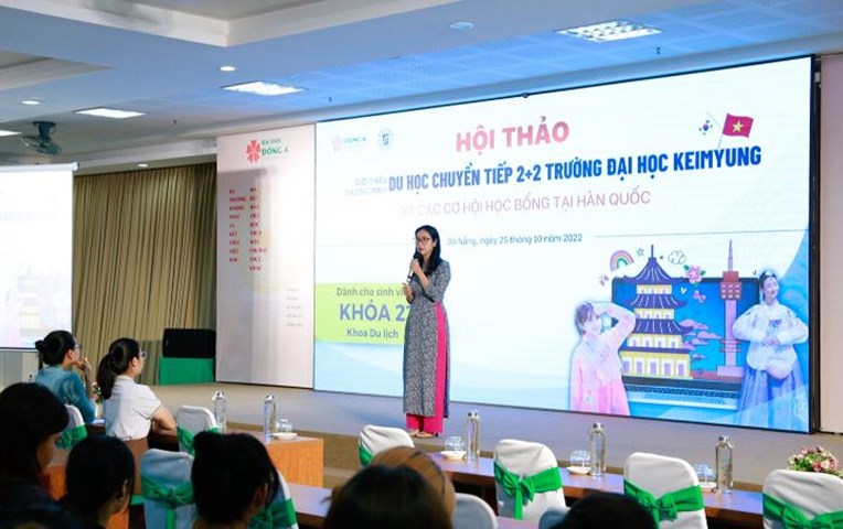 Sinh viên Du lịch với Hội thảo “Chương trình chuyển tiếp 2+2 ĐH Keimyung và cơ hội học bổng tại Hàn Quốc”